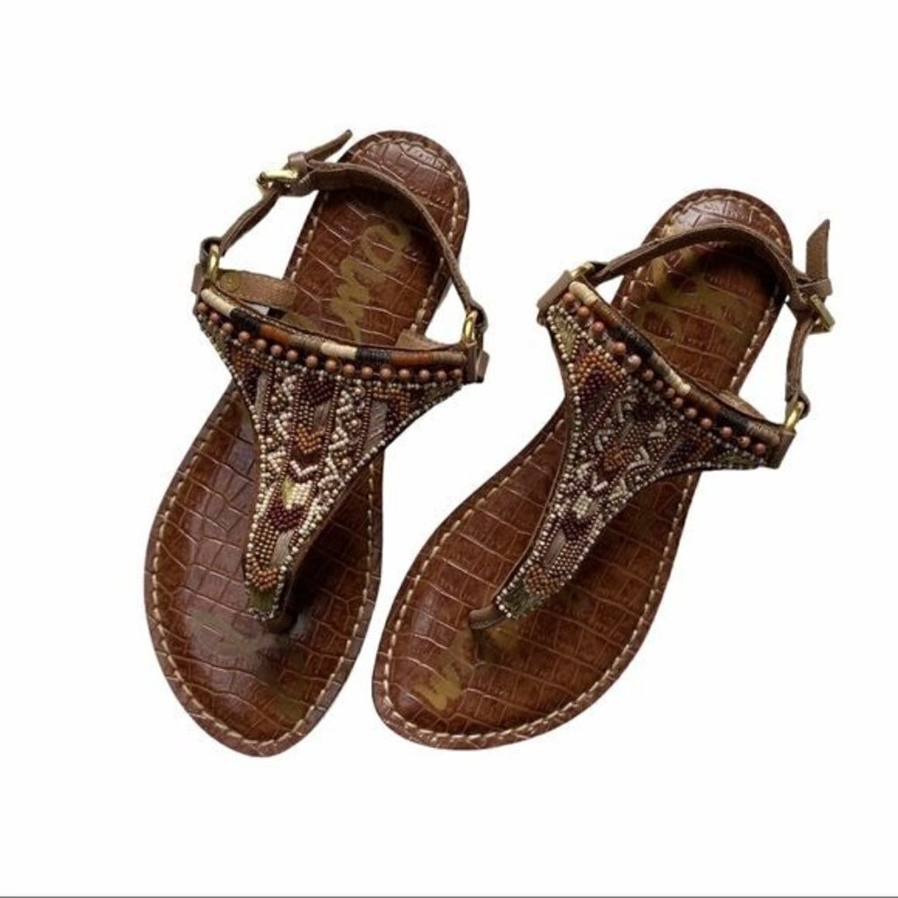 Sam Edelman Greta Beaded Sandals 5.5